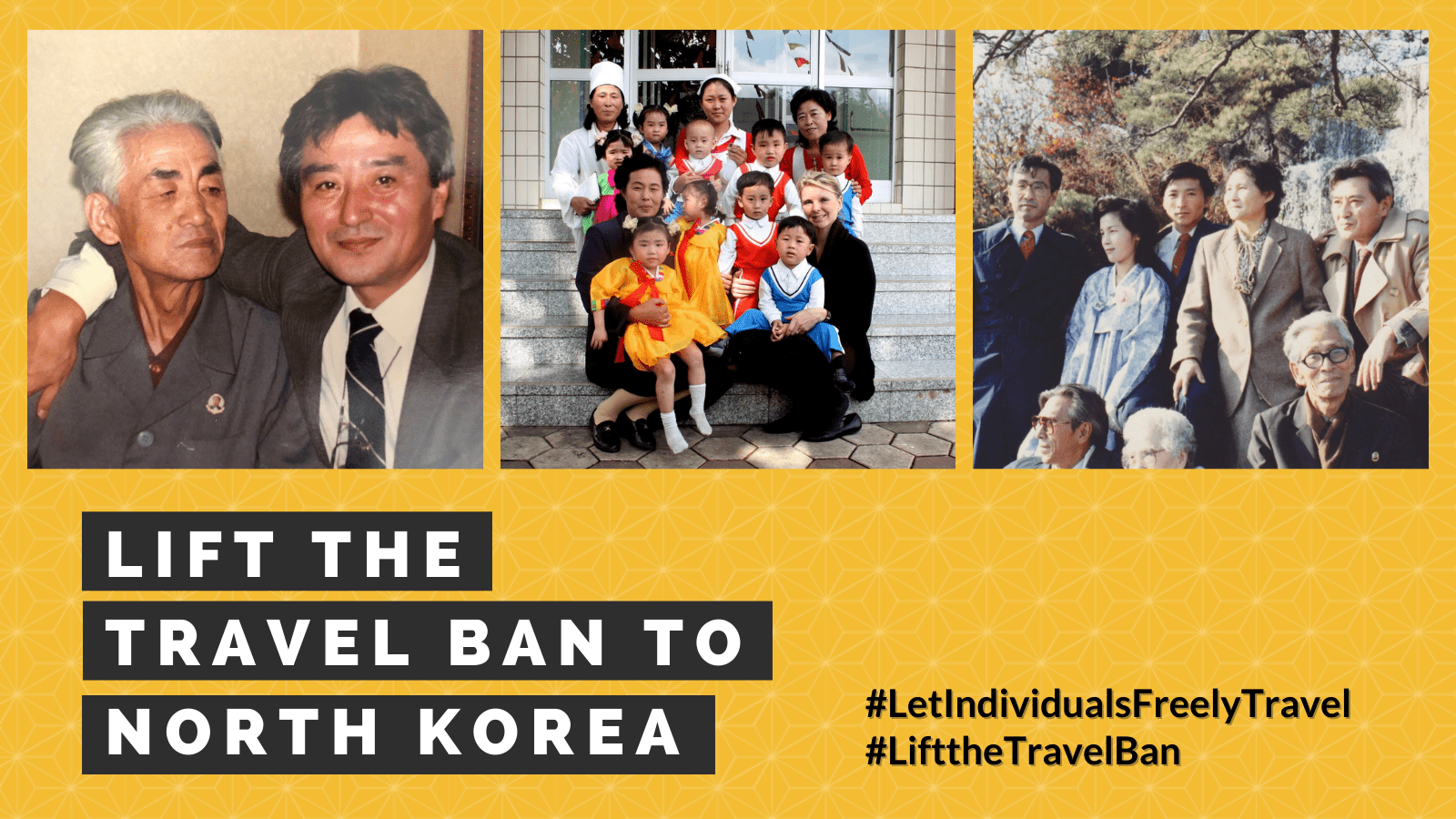 Lift the travel ban to North Korea